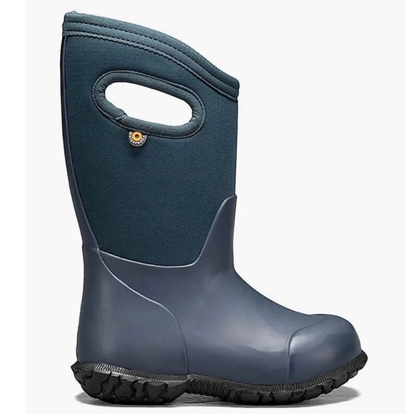 Like New! Little Kid/Toddler Bogs York Insulated Rain Boots, Navy, Size 8 - Picture 2 of 5
